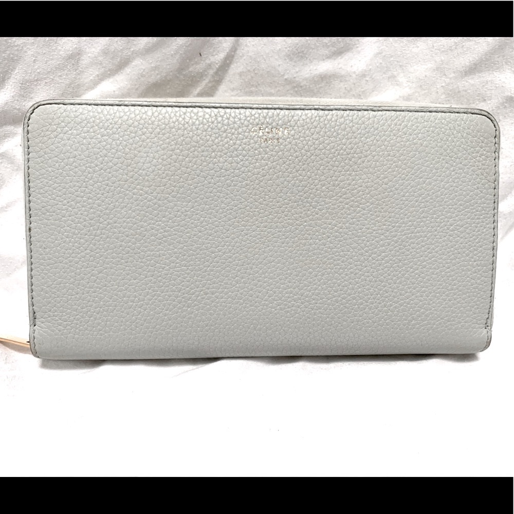 Celine large long grained calfskin wallet - Picture 3 of 11